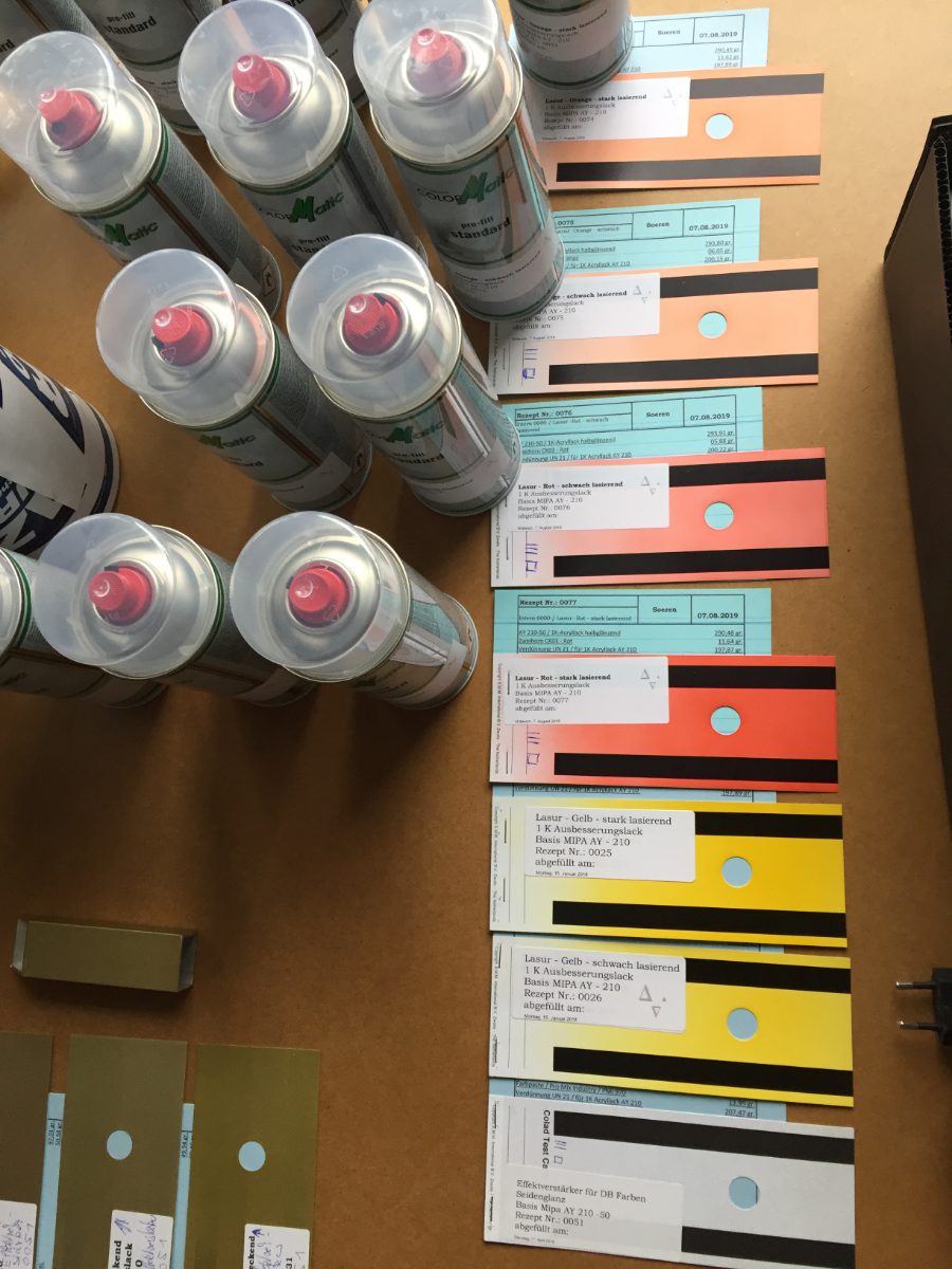 „Farbton nach Muster – auch in der Spraydose“